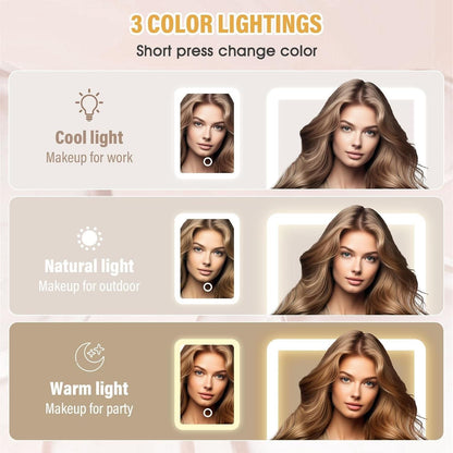 LED Mirror Makeup Box - Homeszy