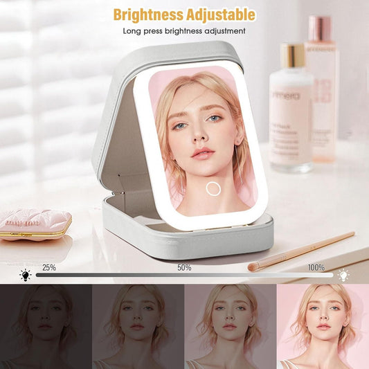 LED Mirror Makeup Box - Homeszy